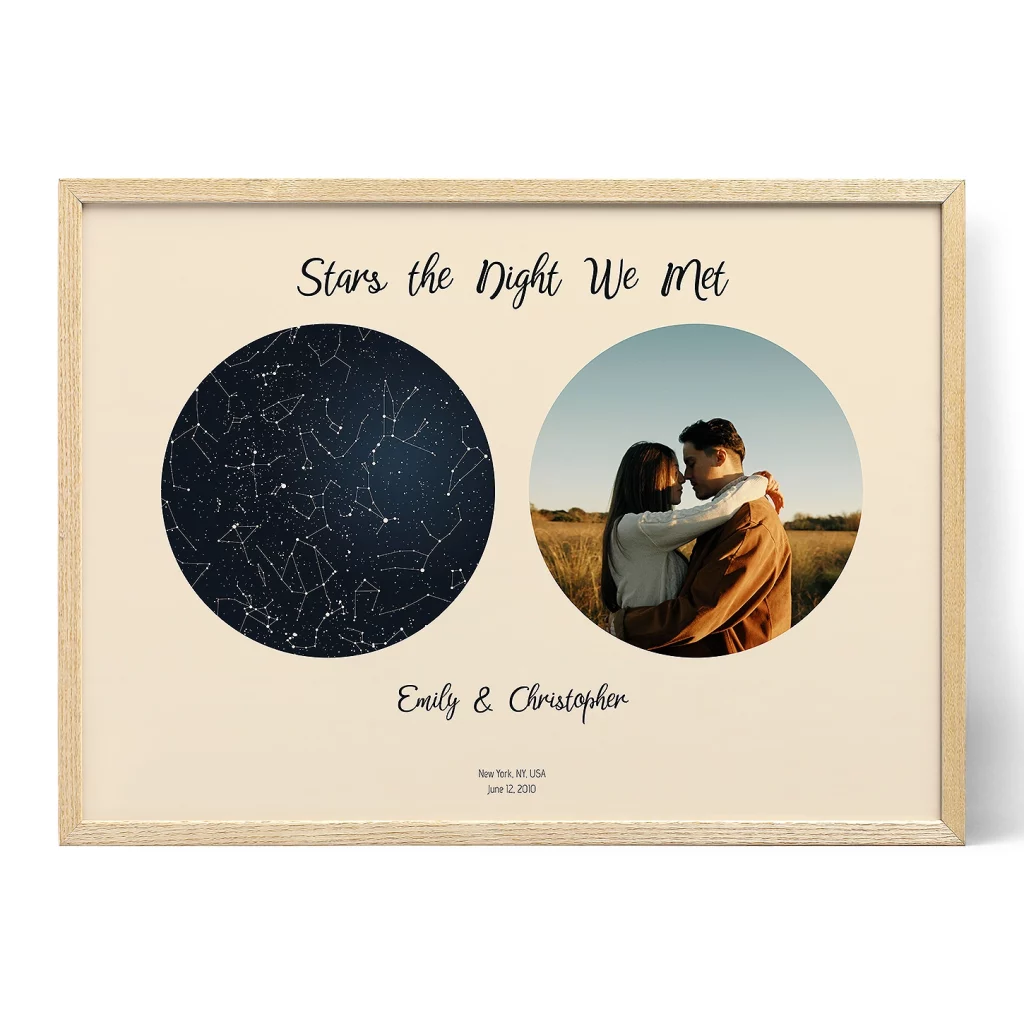 NL_PACKSHOT_Digital Star Map with Photo product image