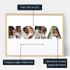 Baby Naam Foto Collage — gepersonaliseerde fotomuurkunst