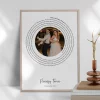 Pierwszy Taniec ze Zdjęciem — personalizowany plakat z falą dźwiękową