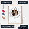 Pierwszy Taniec Ze Zdjeciem — personalizowany plakat z falą dźwiękową