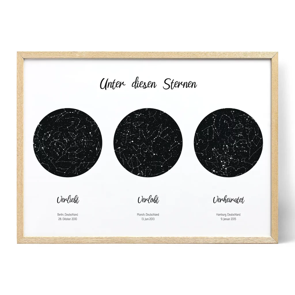 Packshot_DE_Met Engaged Married Star Map product image