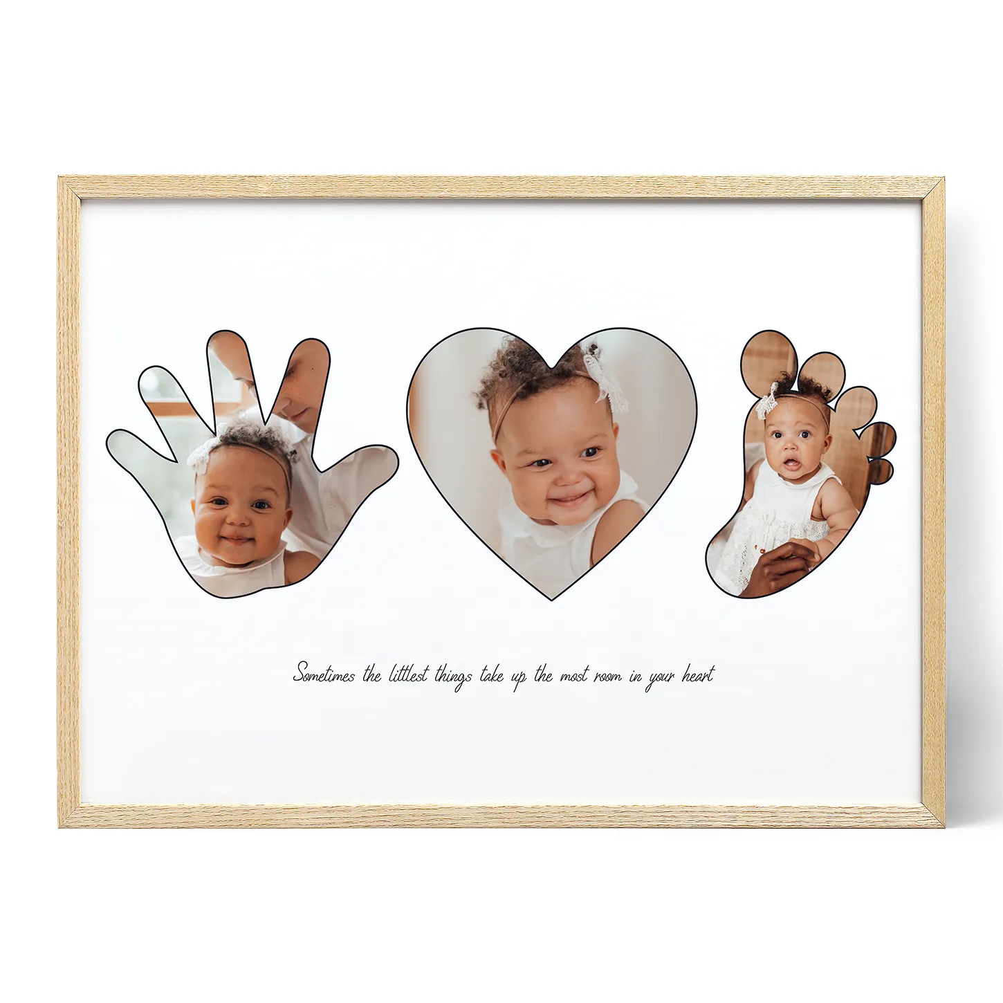 Baby Photo Collage - Custom Baby Gift - Positive Prints