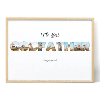 Godfather Letter Photo Collage