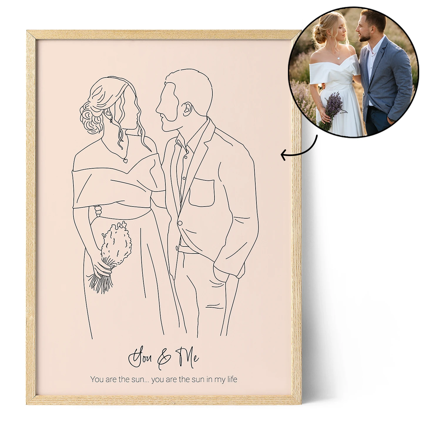 Anniversary Line Art - Positive Prints