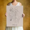 Arte lineal de aniversario 2