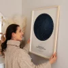 Mapa estelar digital — impresión artística personalizada