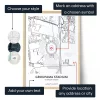 Olympique Lyon Groupama Stadium Map — personalized art print