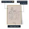 Familj Linje Konst — personlig konstprint
