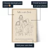 Family Line Art — personalised art print