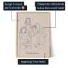 Line Art Di Famiglia — stampa artistica personalizzata