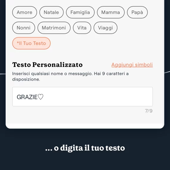 Collage Fotografico con Lettere