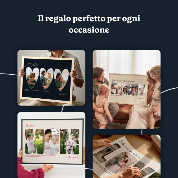 Collage Fotografico con Lettere