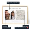 Bienvenido A Nuestra Casa — impresión artística personalizada