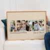 Fotocollage con Lettere d’Amore — arte murale fotografica personalizzata
