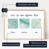 Lieux Que Nous Appelons Foyer — affiche carte personnalisée