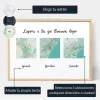 Lugares A Los Que Llamamos Hogar — impresión artística personalizada