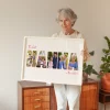 Nanna Letter Photo Collage — personalised photo wall art print