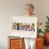 Collage Fotografico con Lettere Nonna — regalo personalizzato per lei