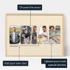 Namn Brev Foto Collage — personlig konstprint