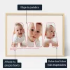 Collage De Fotos Con Nombre De Bebe