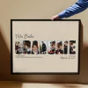 Graduation Year Photo Collage — personalised photo wall art print