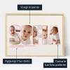 Collage Fotografico Con Il Nome Del Bambino