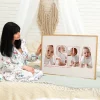Baby Name Photo Collage — personalised photo wall art print