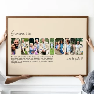 Cartello Divertente Per Pensionamento, 30x20 Cm In Plastica, Regalo Per Colleghi, Capo, Mamma O Papà In Pensione - 2