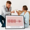 Onda sonora: Nuestra canción de amor — impresión personalizada onda sonora