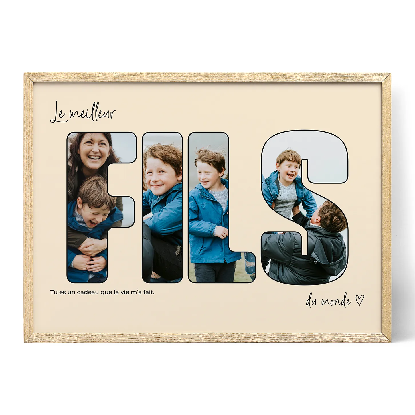 Porte-Clés "Je T'aime Mon Fils" En Alliage - Cadeau Personnalisé Pour Fils