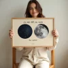 Luna e Stelle nella notte della tua nascita 2
