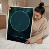 Mapa Nieba w Dniu Urodzin — personalizowana mapa gwiazd