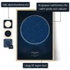 Stjarnor Natten Vi Mottes — personlig konstprint