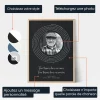 Affiche Commemorative Avec Paroles De Chansons — affiche personnalisée d'onde sonore