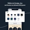 DE 4 Dreifache-Sternenkarte mit Foto Design