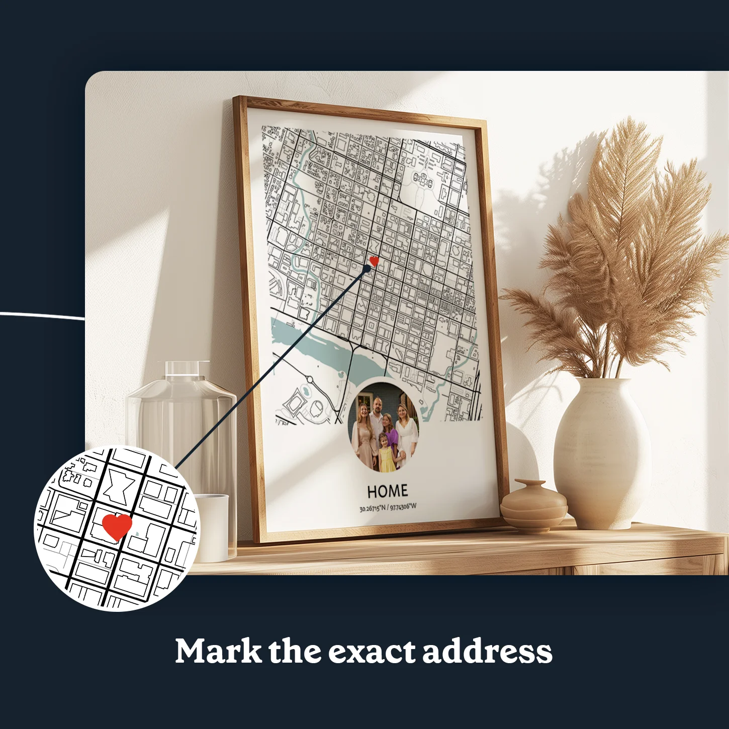 New Home Map with Photo - Positive Prints