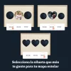 ES 6 Mapa estelar triple con foto forma
