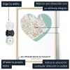 Mapa De Nuestro Primer Beso — impresión artística personalizada