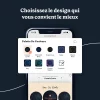 FR 4 Carte des Étoiles Triple avec photo design