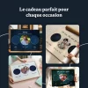 FR 7 Carte des Étoiles Triple avec photo cadeau