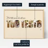 Collage Di Foto A Forma Di Lettere