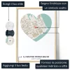 Mappa Del Nostro Primo Bacio — stampa artistica personalizzata