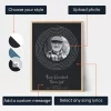 Memorial Poster With Song Lyrics — personalised soundwave art print