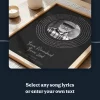 Memorial Poster with Song Lyrics 5