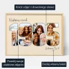 Kolaz Urodzinowy Z Data — personalizowany plakat artystyczny