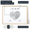 Moeder En Kind Kaart — gepersonaliseerd cadeau voor haar