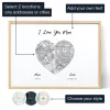 Mother And Child Map — personalised gift for her