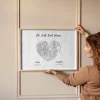 Mutter-Kind-Karte — personalisierter Kunstdruck - Schweiz