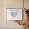 Mamma e Figlio Mappa — regalo personalizzato per lei
