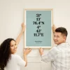Plakat Współrzędne GPS — personalizowany portret zwierzaka